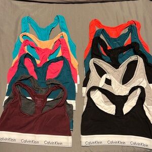 Lot of 12 Calvin Klein sports bras
